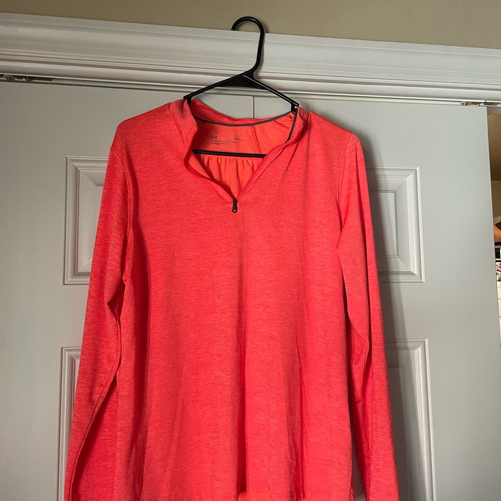 Under Armour long sleeve 1/4 zip.